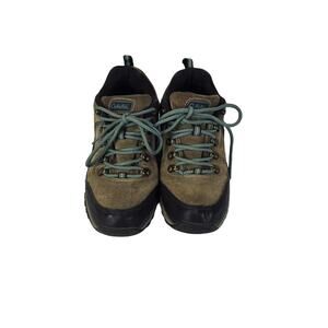 Cabela's Women's US8M Tan/Brown Aqua Lace-Up Low Top Hiking Walking Shoes